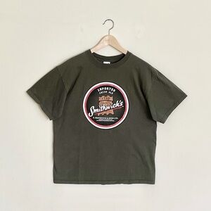 Vintage Y2K Smithwick’s Irish Ale Graphic Green Beer T Shirt Adult size Large